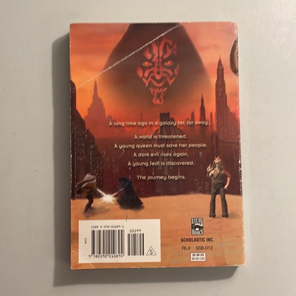 📚2/$6 The Phantom Menace #1 in the Star Wars Junior Novelization Series - Picture 2 of 12